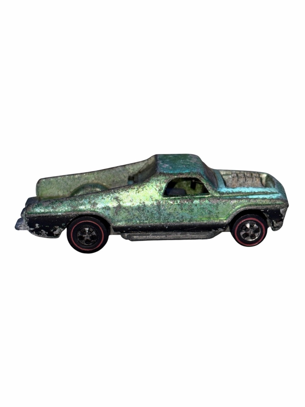 1969 Hot Wheels Redline SEASIDER US Lime Antifreeze No Boat